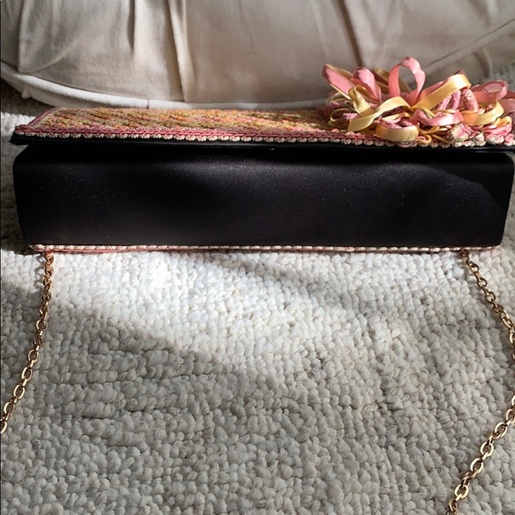 Charming Lorren Bell pink tweed clutch - Picture 6 of 11